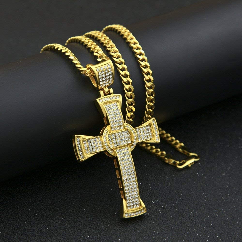 Luxury Ice and Gold Brilliance: 18K Gold Bracelet, Necklace, and Diamond Wristwatch Set - Samuels Jewelers
