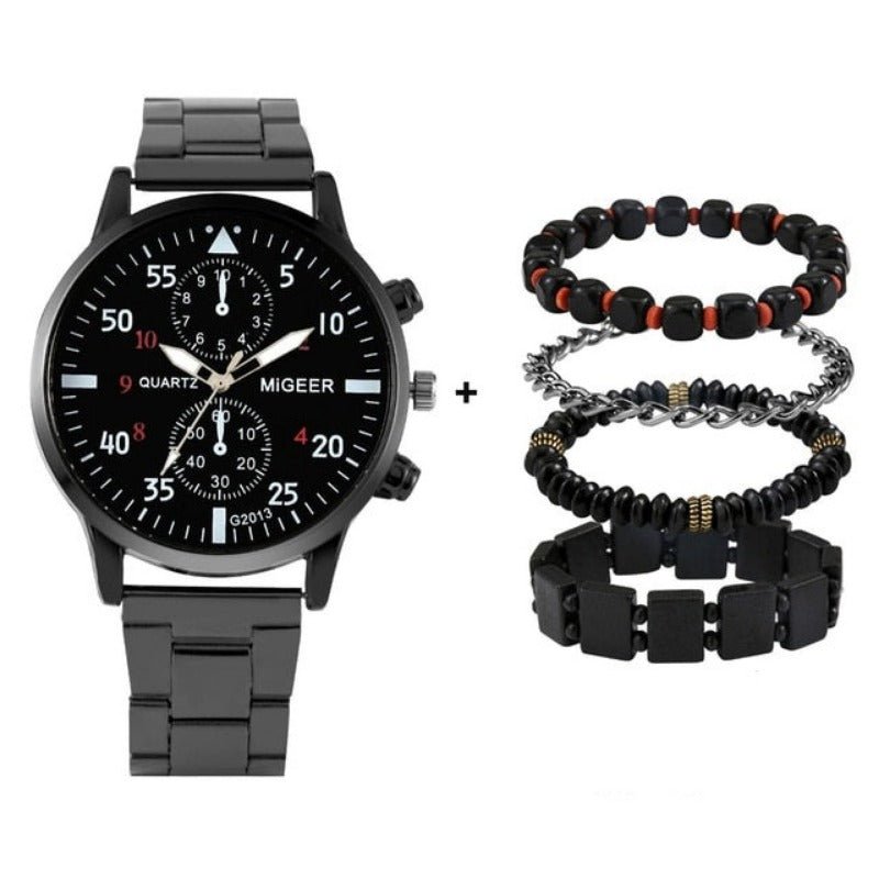 Men Luxury Bracelet Quartz Wristwatch - Samuels Jewelers