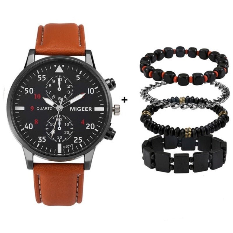 Men Luxury Bracelet Quartz Wristwatch - Samuels Jewelers