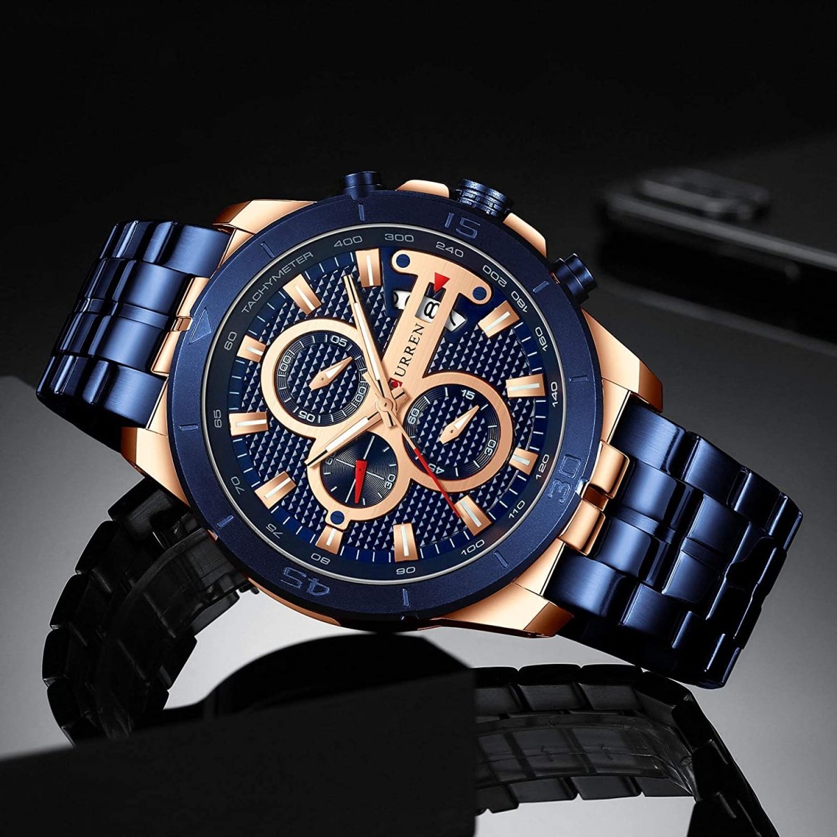 Men Luxury Watches Business Chronograph Waterproof Quartz Wrist Watch - Samuels Jewelers