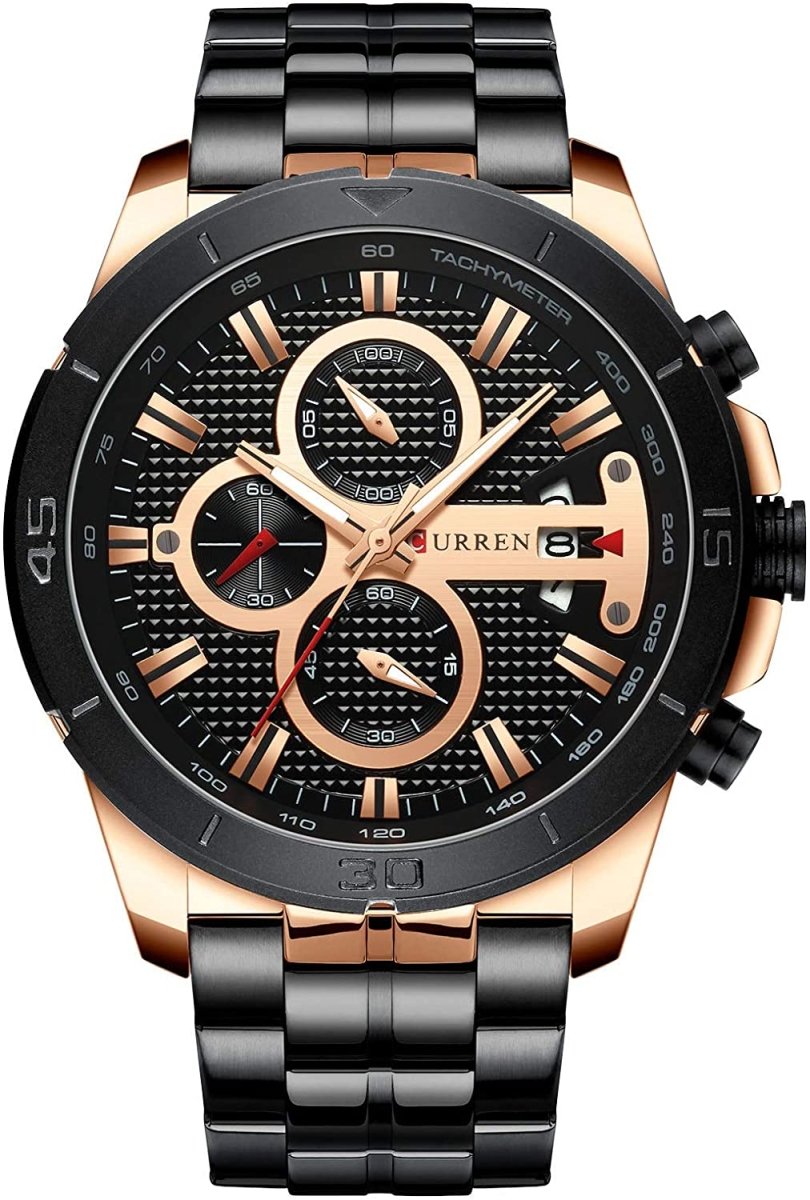 Men Luxury Watches Business Chronograph Waterproof Quartz Wrist Watch - Samuels Jewelers