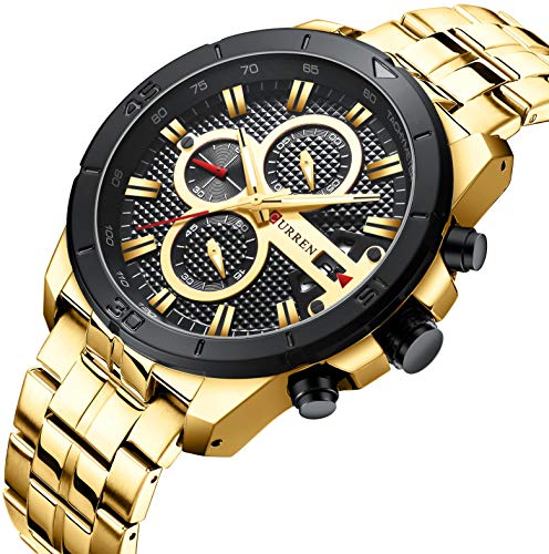 Men Luxury Watches Business Chronograph Waterproof Quartz Wrist Watch - Samuels Jewelers