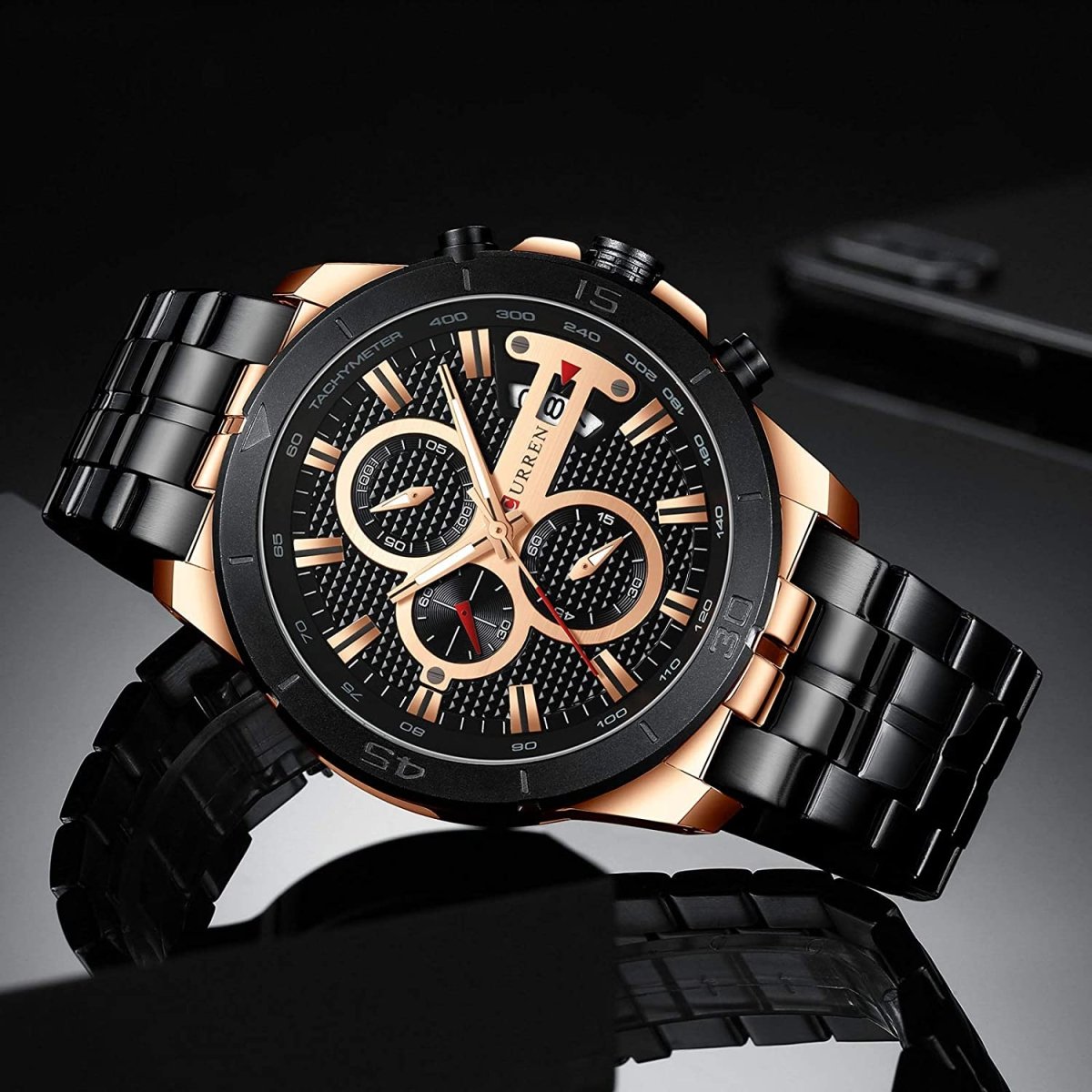 Men Luxury Watches Business Chronograph Waterproof Quartz Wrist Watch - Samuels Jewelers