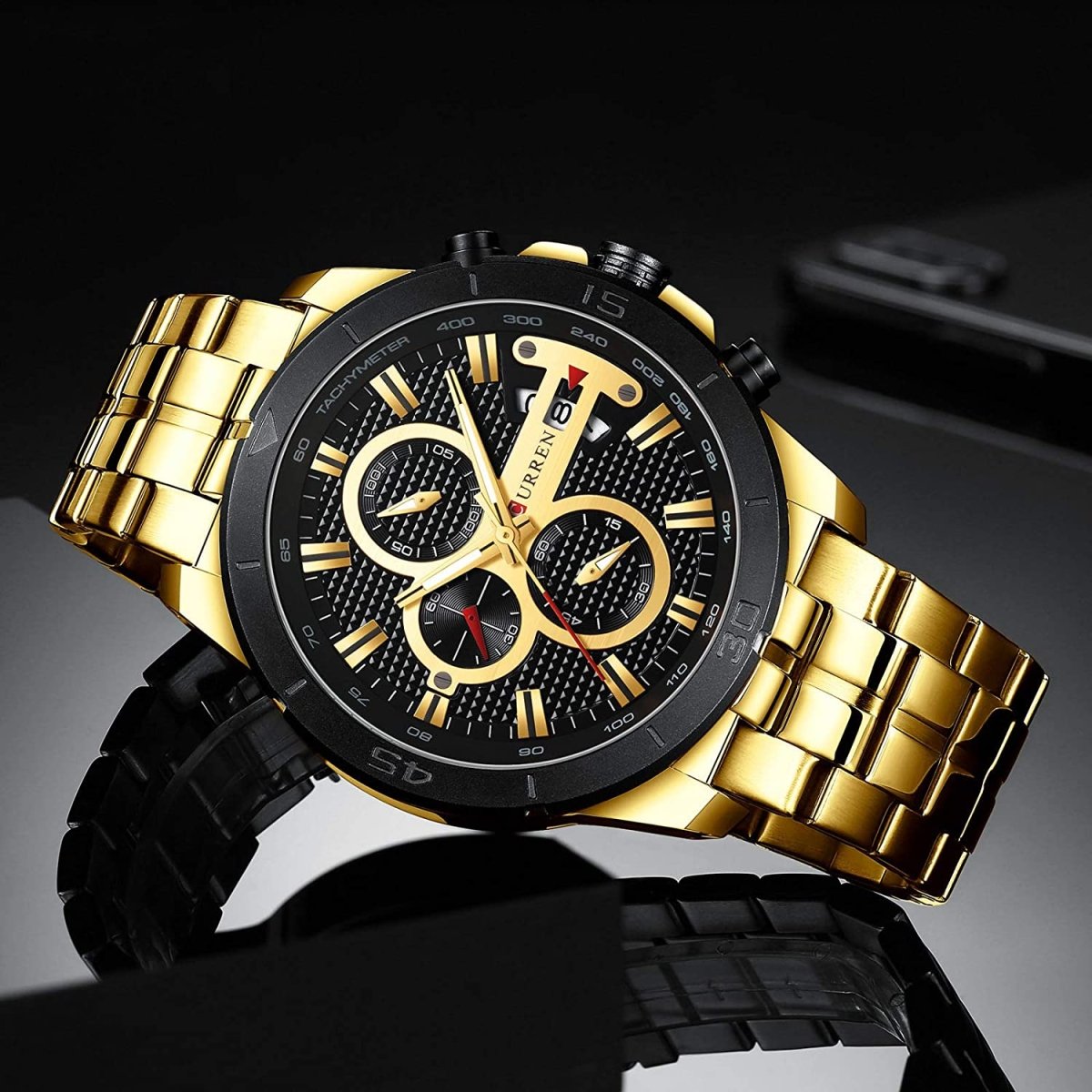 Men Luxury Watches Business Chronograph Waterproof Quartz Wrist Watch - Samuels Jewelers