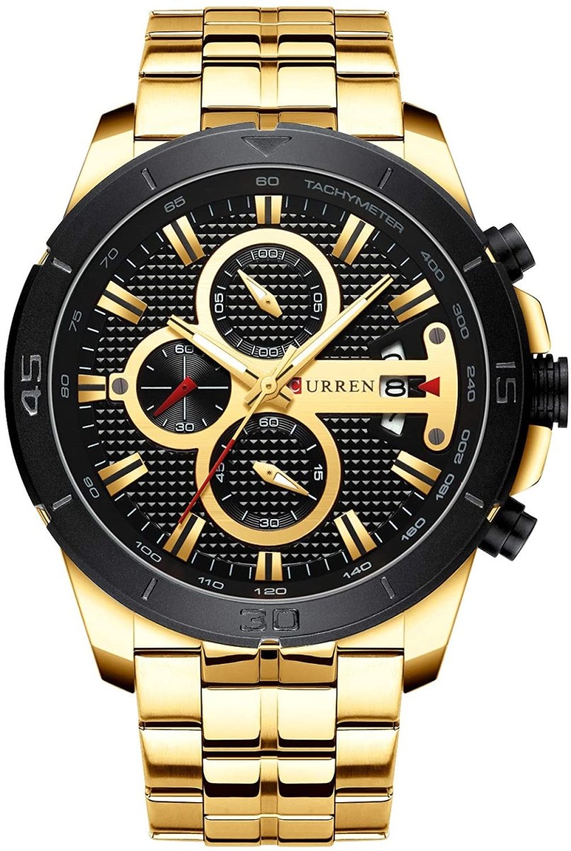 Men Luxury Watches Business Chronograph Waterproof Quartz Wrist Watch - Samuels Jewelers