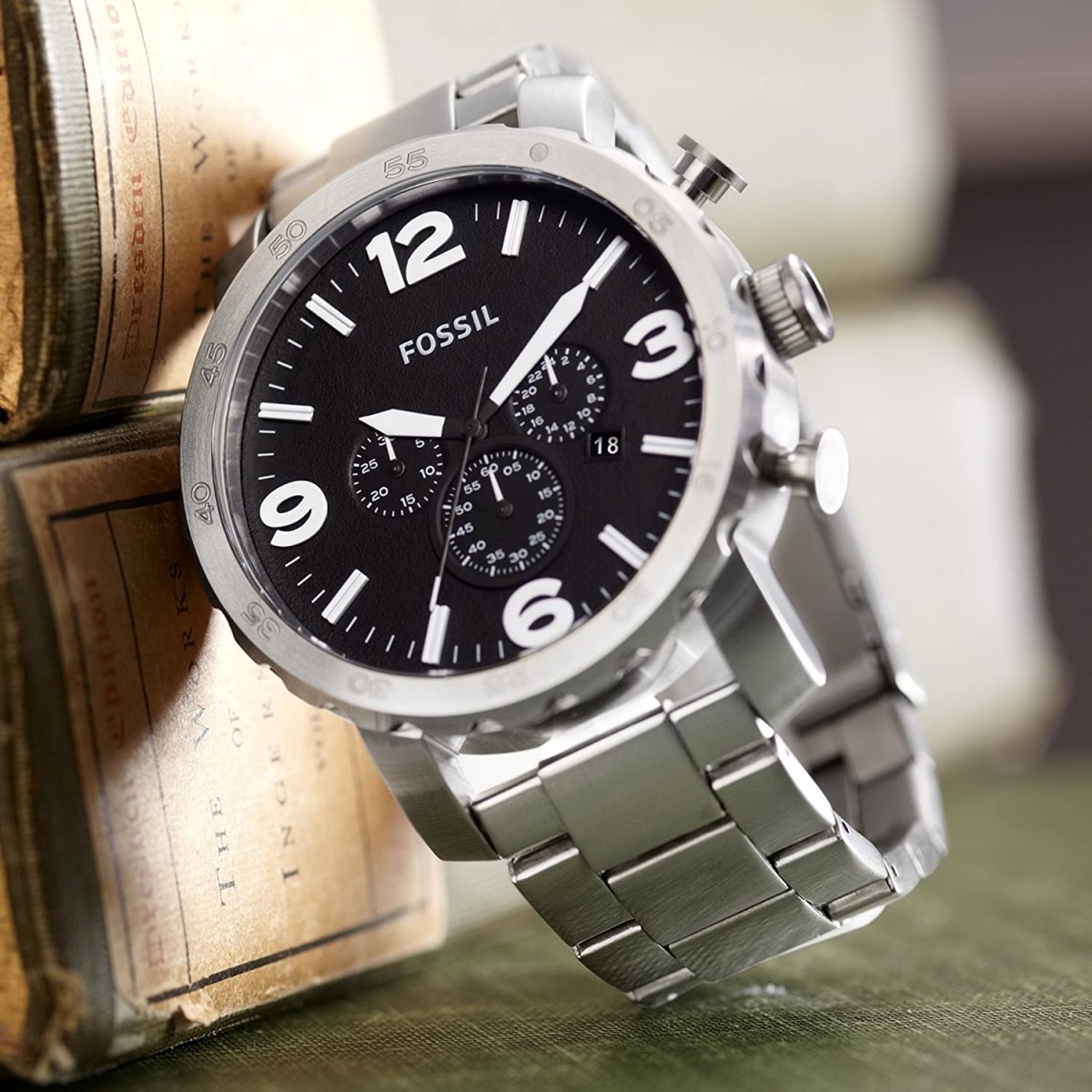 Men's Nate Stainless Steel Chronograph Quartz Watch - Samuels Jewelers