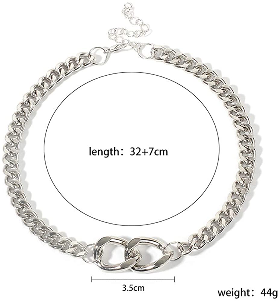 Punk Hip Hop Multi-Layer Double Pendant Adjustable Necklace - Samuels Jewelers