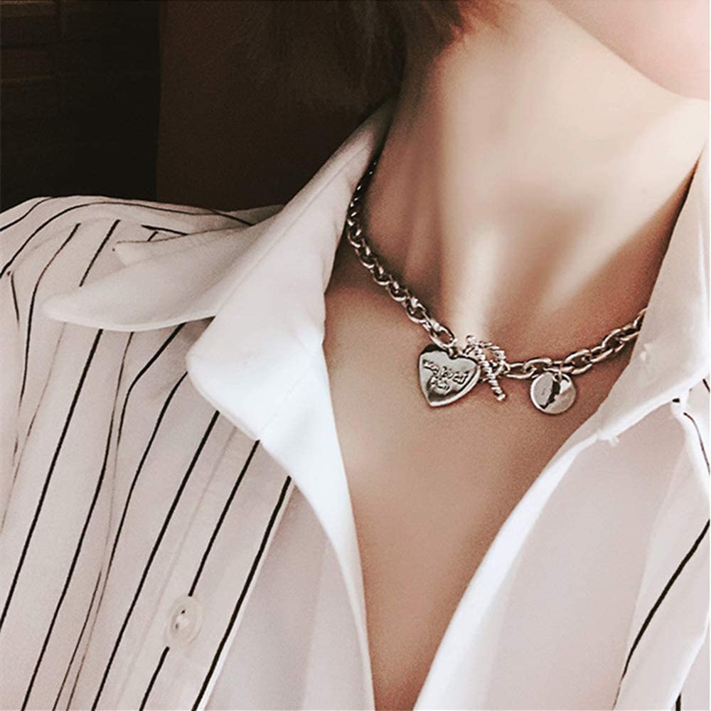 Punk Hip Hop Multi-Layer Double Pendant Adjustable Necklace - Samuels Jewelers