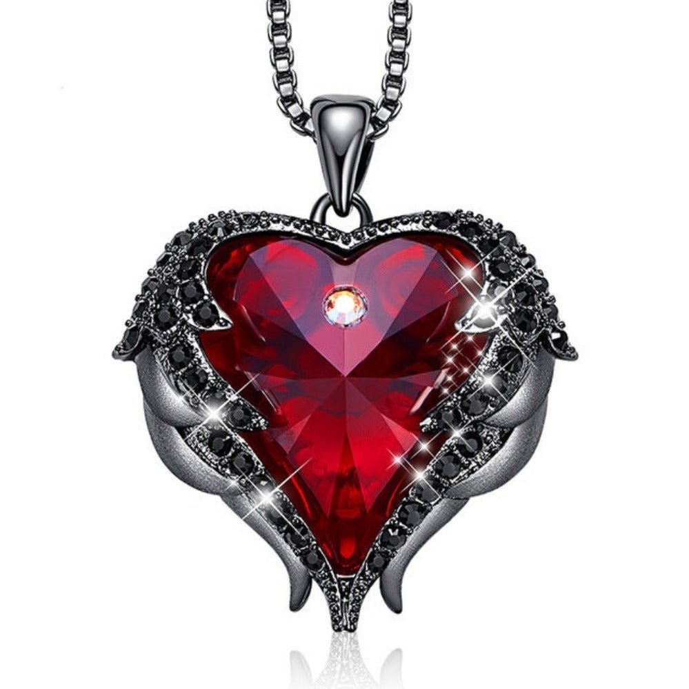 Rose Gold Embellished Crystals Fine Pendant Necklace - Samuels Jewelers