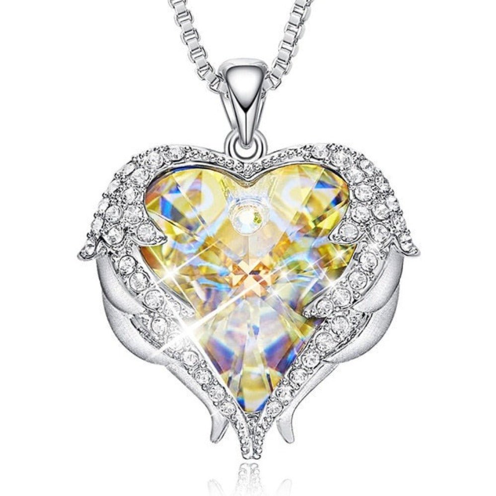 Rose Gold Embellished Crystals Fine Pendant Necklace - Samuels Jewelers