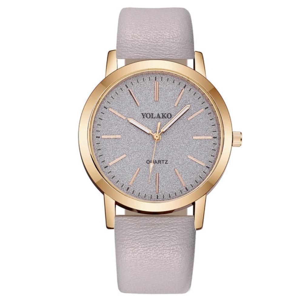 Simple Watches Geneva Faux Leather Analog Quartz - Samuels Jewelers