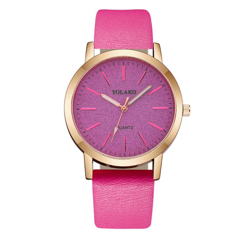 Simple Watches Geneva Faux Leather Analog Quartz - Samuels Jewelers