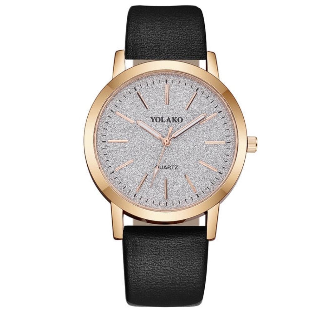 Simple Watches Geneva Faux Leather Analog Quartz - Samuels Jewelers