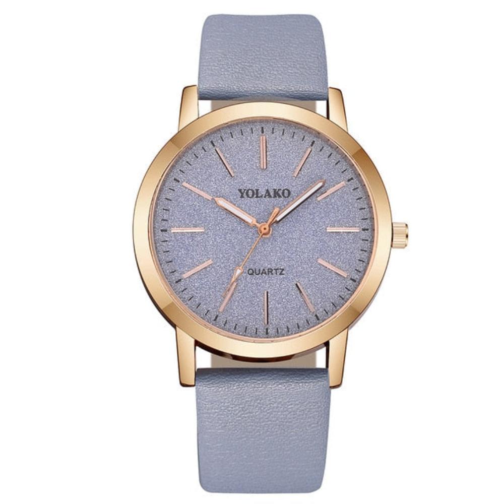 Simple Watches Geneva Faux Leather Analog Quartz - Samuels Jewelers
