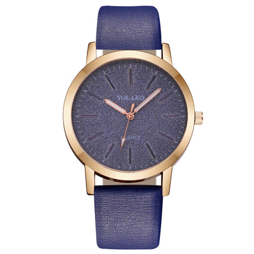 Simple Watches Geneva Faux Leather Analog Quartz - Samuels Jewelers