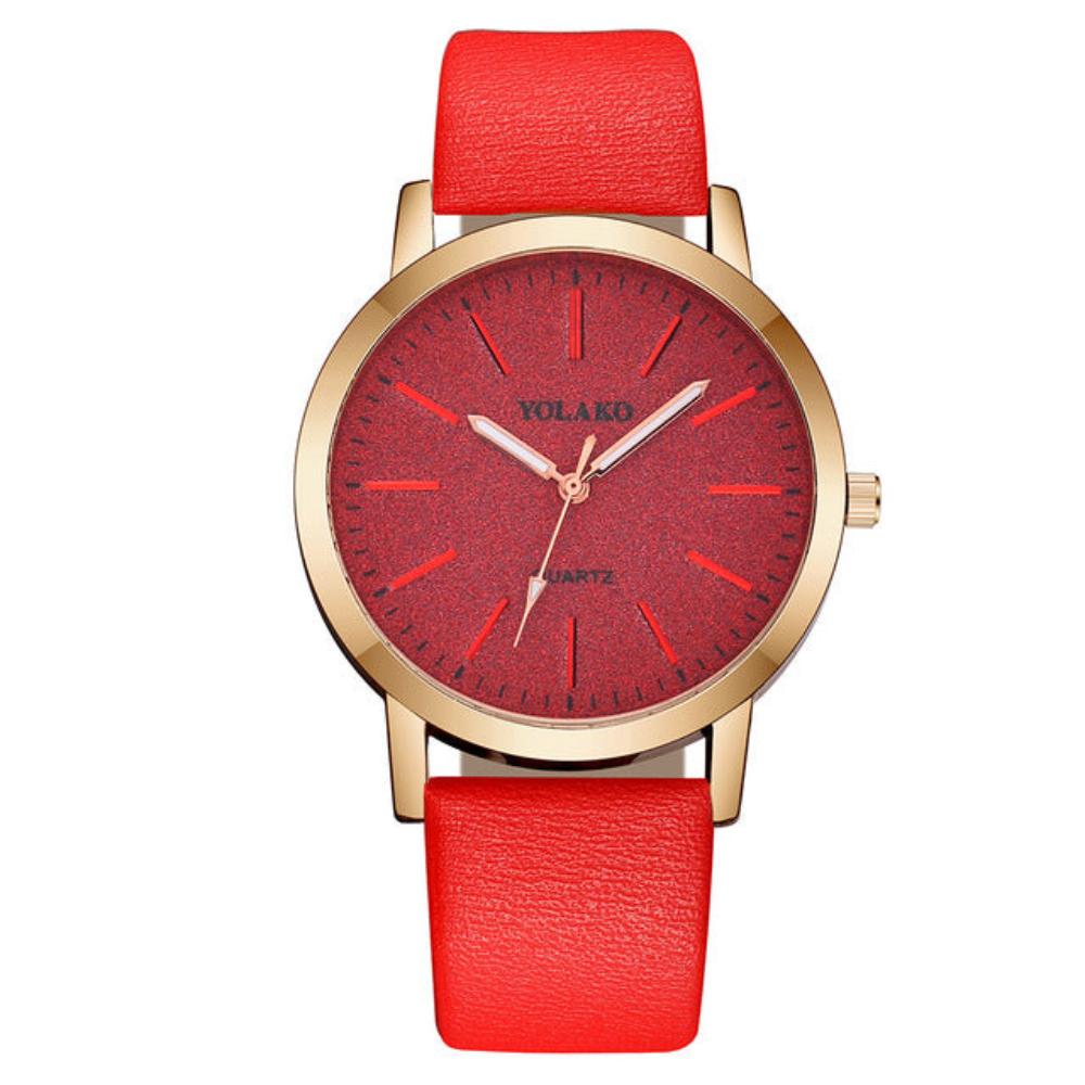 Simple Watches Geneva Faux Leather Analog Quartz - Samuels Jewelers