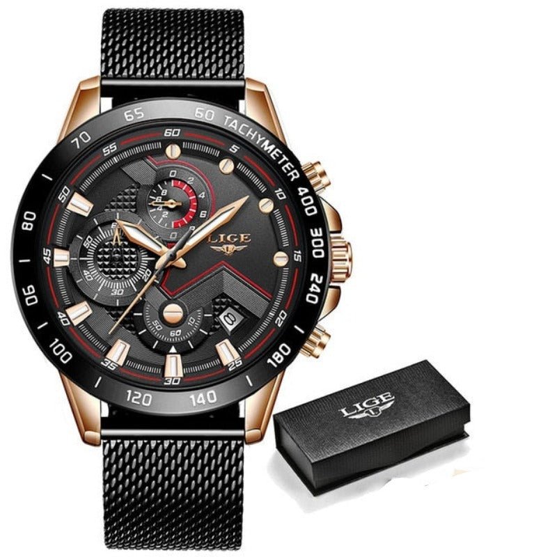 Top Brand Luxury Sports Chronograph Quartz Watch - Samuels Jewelers