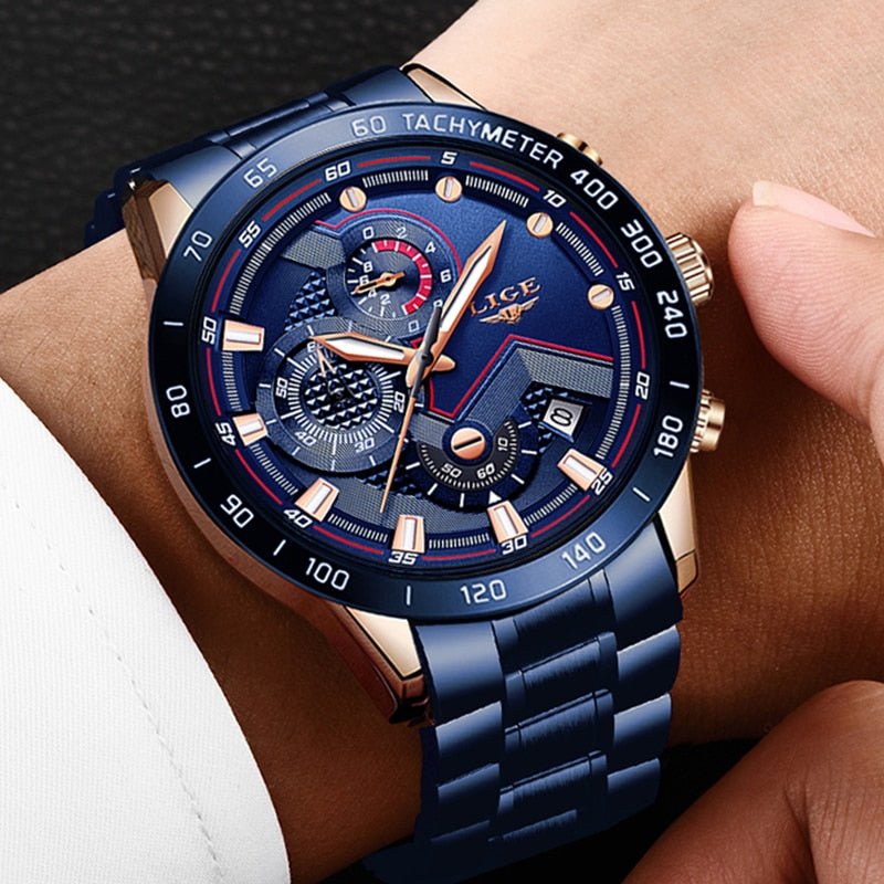 Top Brand Luxury Sports Chronograph Quartz Watch - Samuels Jewelers