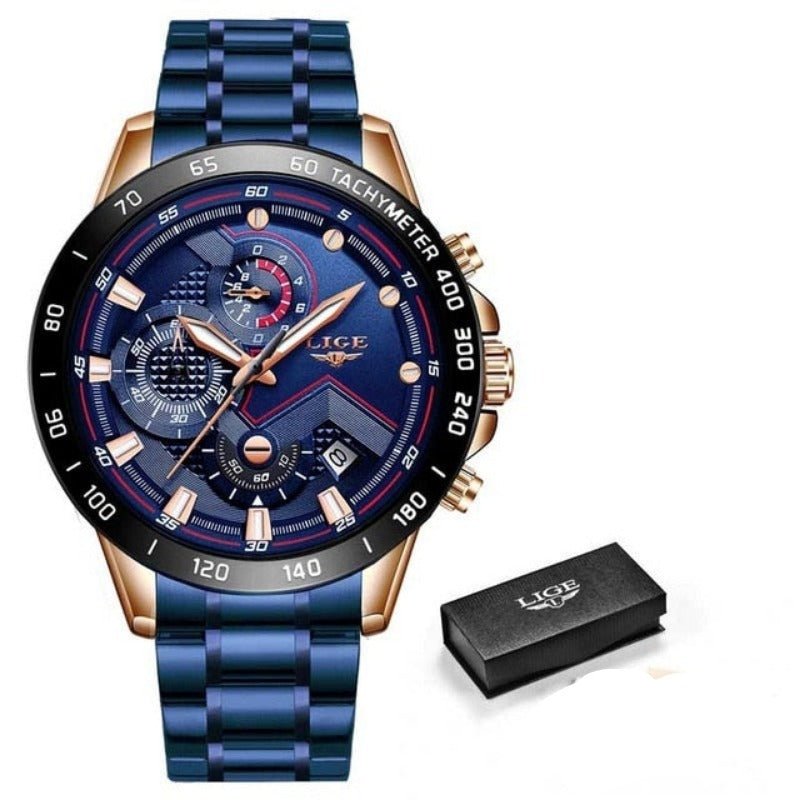 Top Brand Luxury Sports Chronograph Quartz Watch - Samuels Jewelers