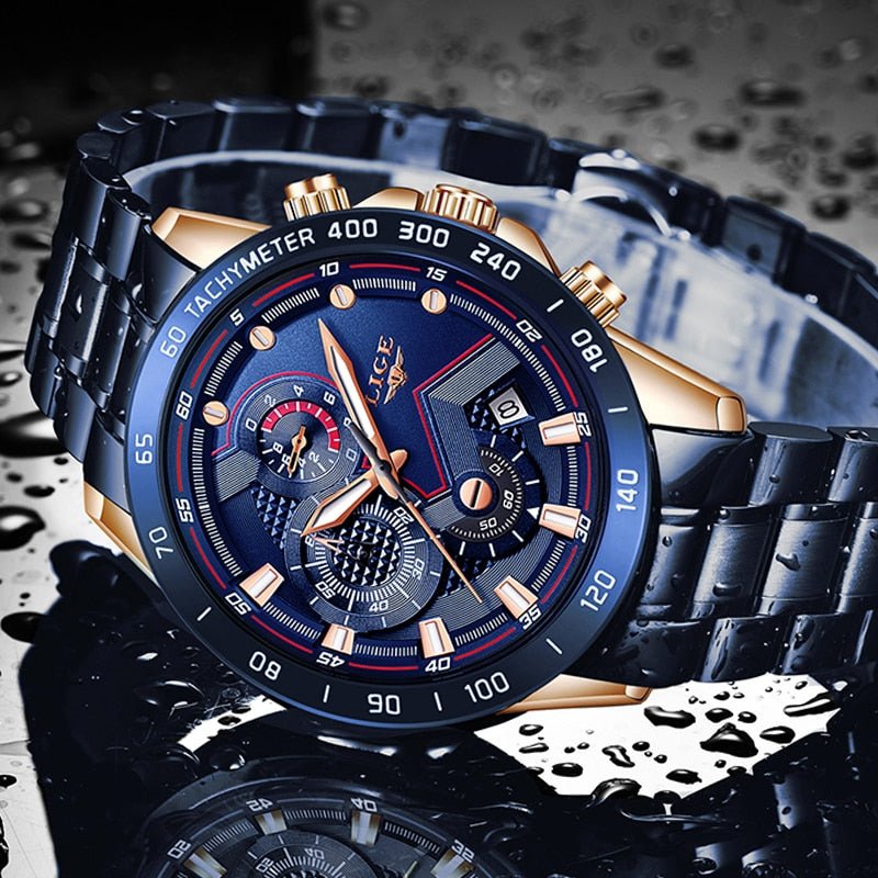 Top Brand Luxury Sports Chronograph Quartz Watch - Samuels Jewelers