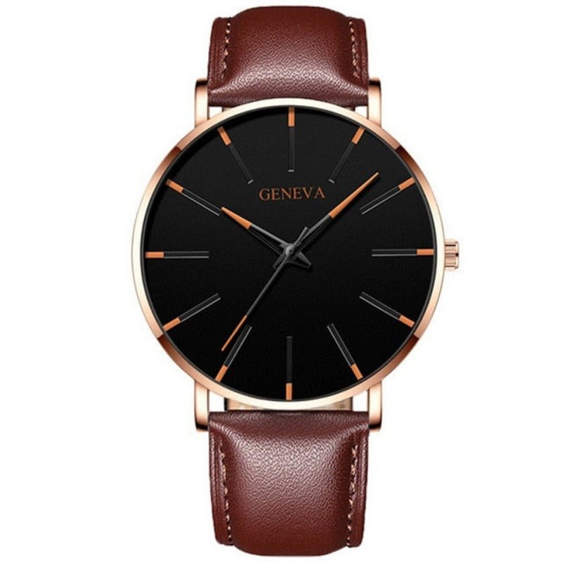 Ultra Thin Men Watches Mesh Belt Quartz Watch - Samuels Jewelers