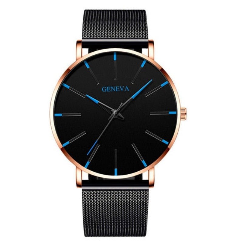 Ultra Thin Men Watches Mesh Belt Quartz Watch - Samuels Jewelers