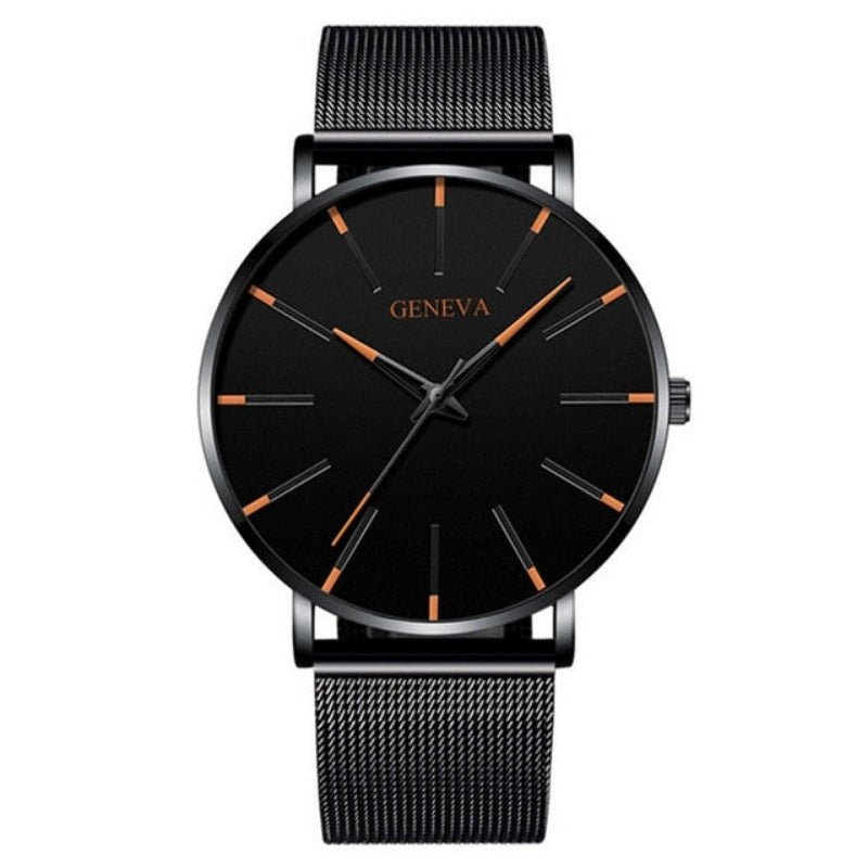 Ultra Thin Men Watches Mesh Belt Quartz Watch - Samuels Jewelers