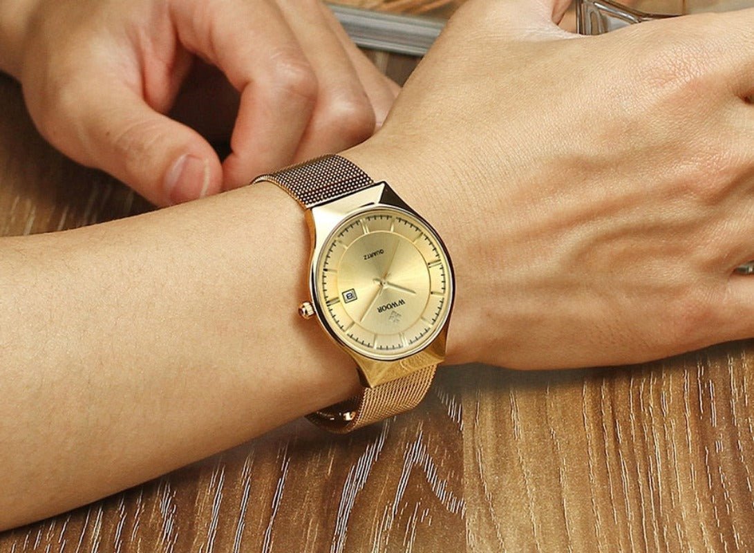 Ultra Thin Men Wristwatch Top Brand Luxury Waterproof Scratch Resistant - Samuels Jewelers