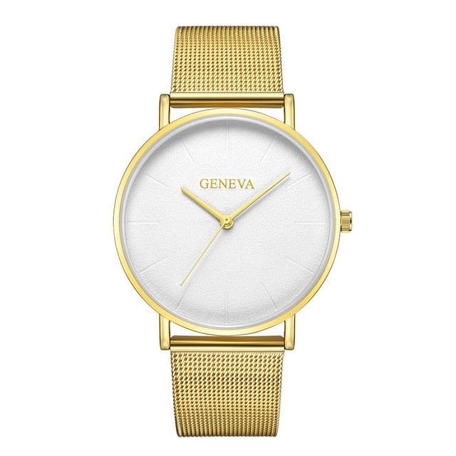 Women Watch Rose Gold Silver - Samuels Jewelers