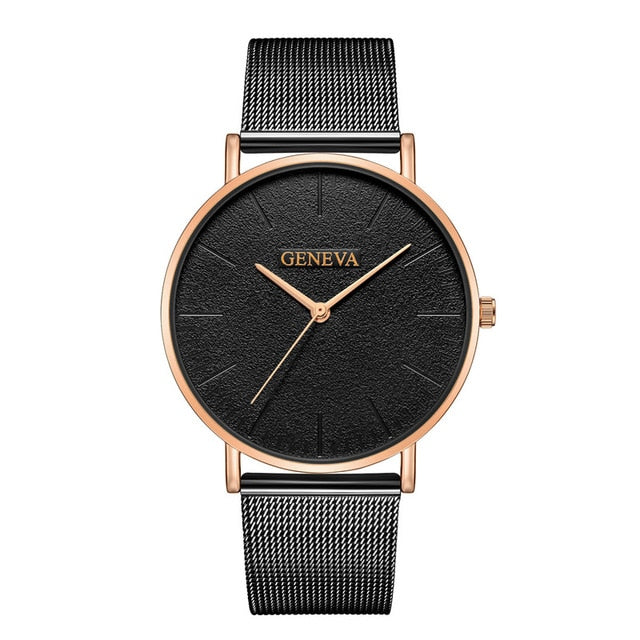 Women Watch Rose Gold Silver - Samuels Jewelers