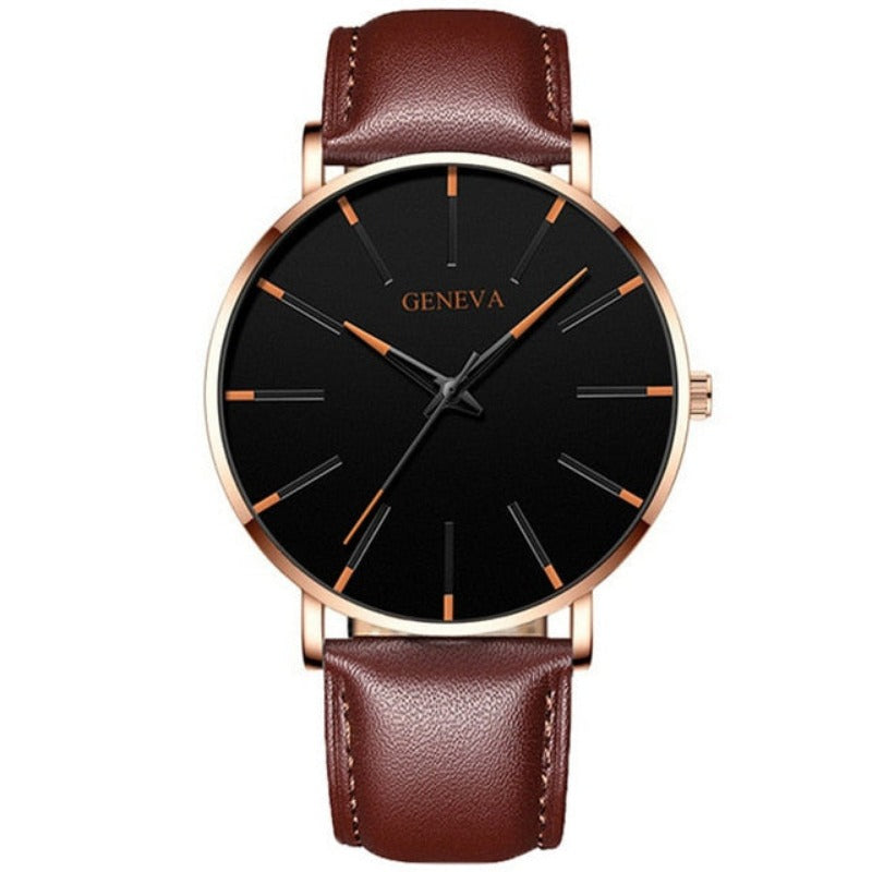 Ultra Thin Men Watches Mesh Belt Quartz Watch - Samuels Jewelers