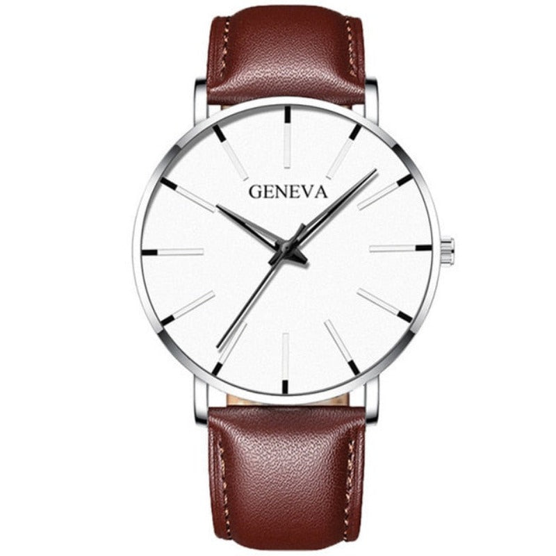 Ultra Thin Men Watches Mesh Belt Quartz Watch - Samuels Jewelers