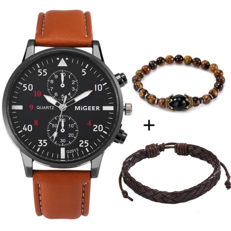 Men Luxury Bracelet Quartz Wristwatch - Samuels Jewelers