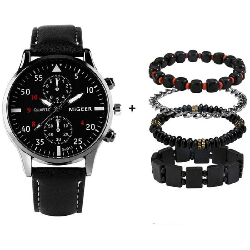 Men Luxury Bracelet Quartz Wristwatch - Samuels Jewelers