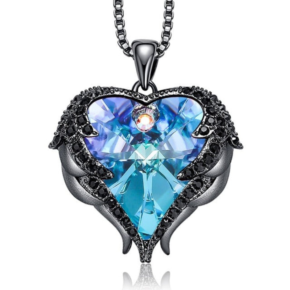Rose Gold Necklace Embellished with Crystals Fine Pendant Necklace - Samuels Jewelers