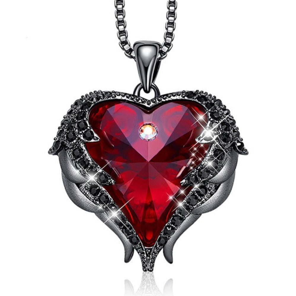 Rose Gold Necklace Embellished with Crystals Fine Pendant Necklace - Samuels Jewelers