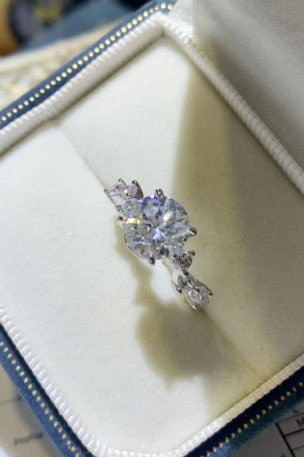 2 Carat Moissanite 925 Sterling Silver Ring | Samuels Jewelers