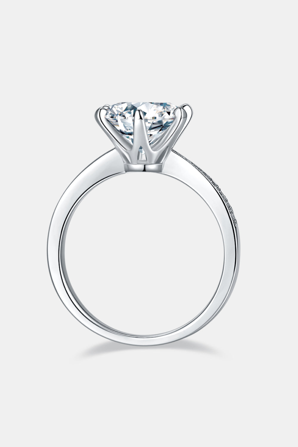 3 Ct Moissanite Side Stone Ring | Samuels Jewelers