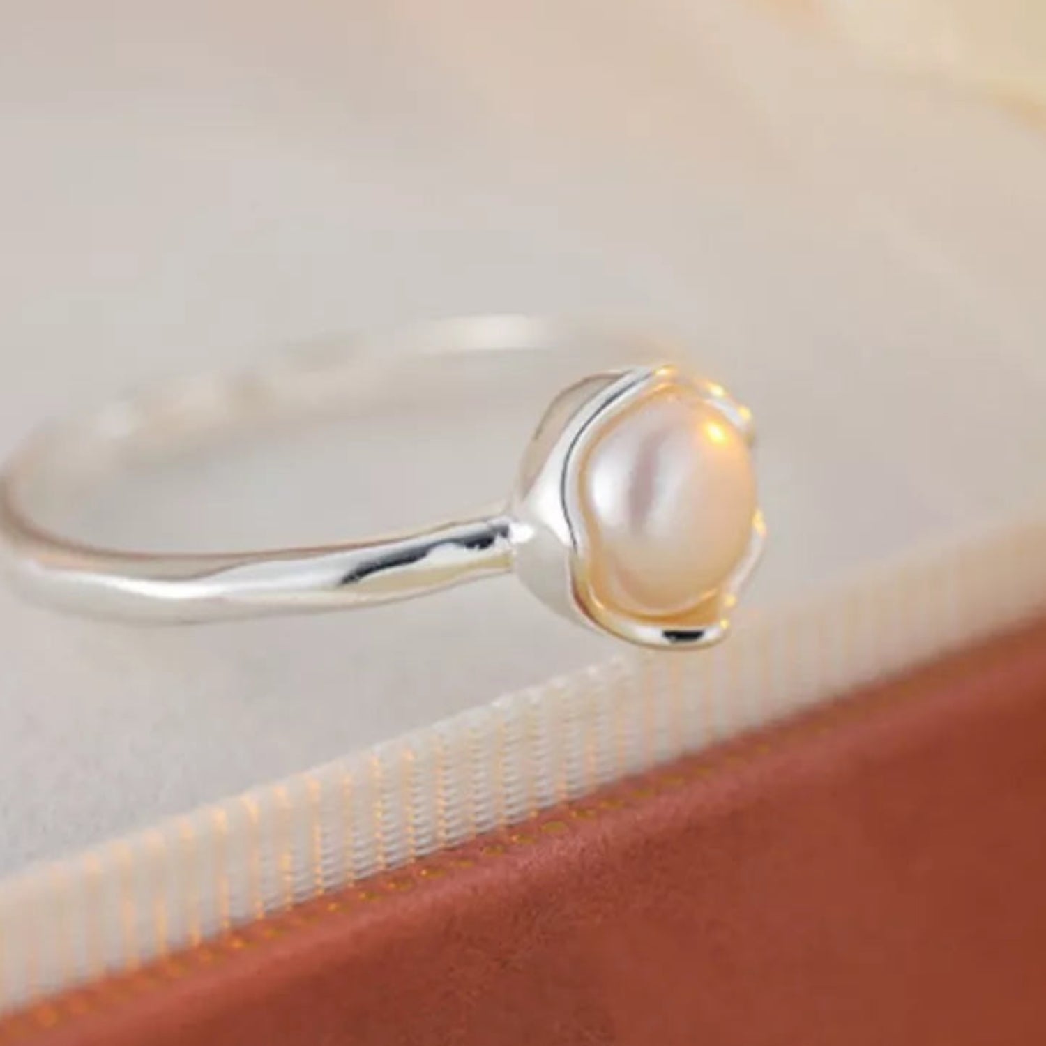 Freshwater Pearl 925 Sterling Silver Open Ring | Samuels Jewelers