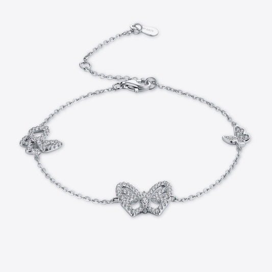 Moissanite Butterfly Shape Bracelet | Samuels Jewelers