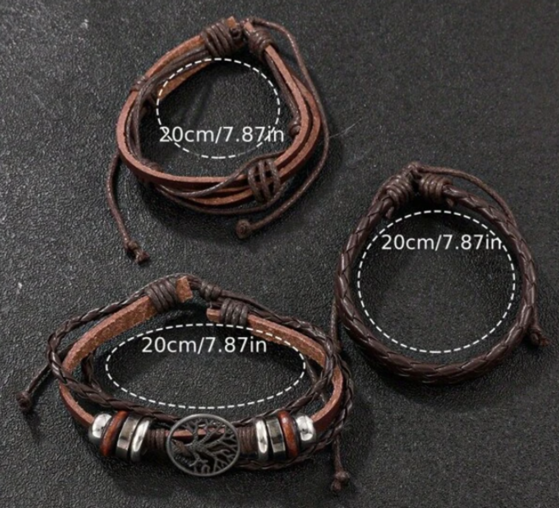 Men's Quartz Watch And Tree Of Life Bracelet Set - Samuels Jewelers
