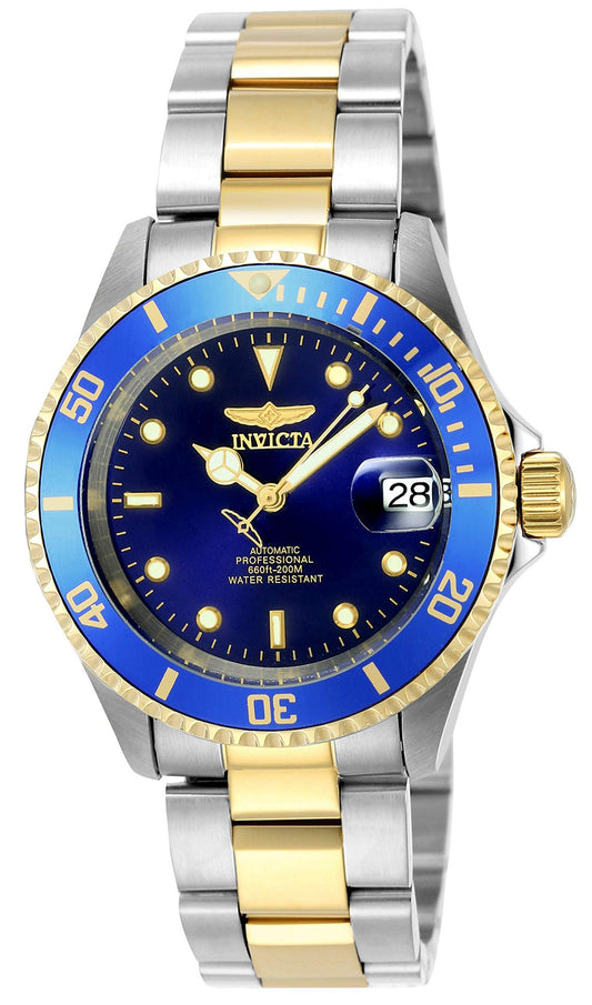 Men's Pro Diver Gold Stainless Steel Two-Tone Automatic Watch - Samuels Jewelers