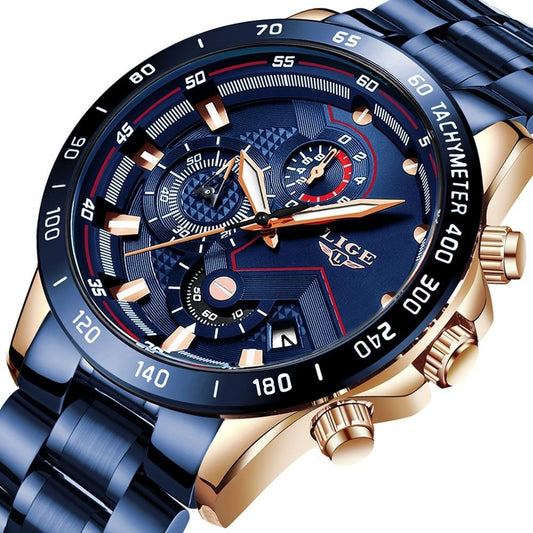 Top Brand Luxury Sports Chronograph Quartz Watch - Samuels Jewelers