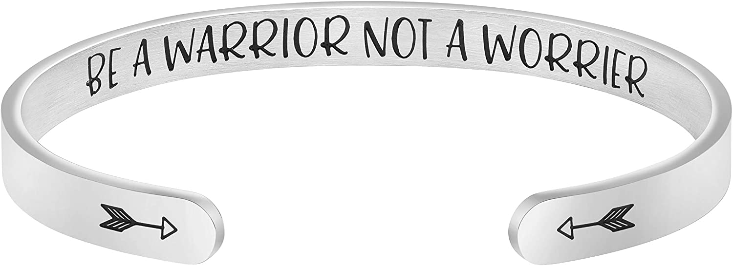 Personalized Engraved Mantra Cuff Bangle Crown Bracelet - Samuels Jewelers