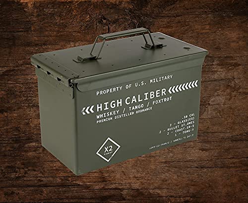 Whiskey Glasses And Stones Set In Unique Tactical Box Display - Samuels Jewelers