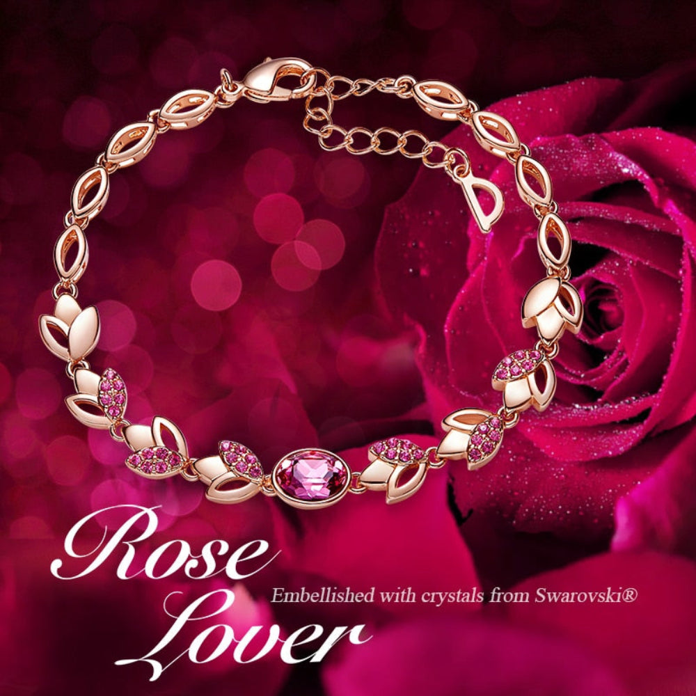 Gold Jewelry Embellished with Crystals Adjustable Bracelet - Samuels Jewelers