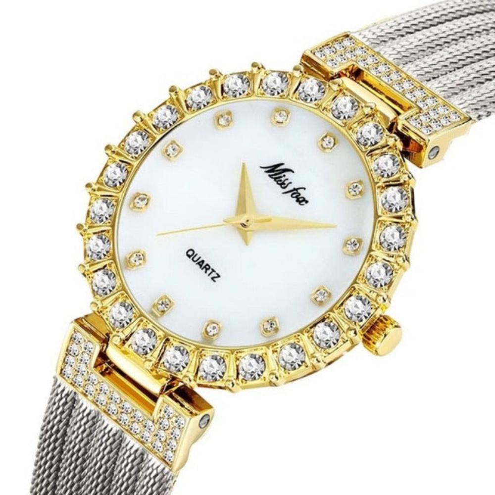 Luxury Brand Waterproof Big Lab Diamonds Watch Bracelet - Samuels Jewelers
