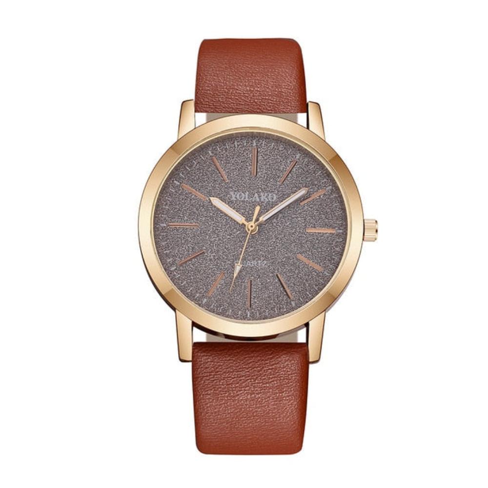 Simple Watches Geneva Faux Leather Analog Quartz - Samuels Jewelers