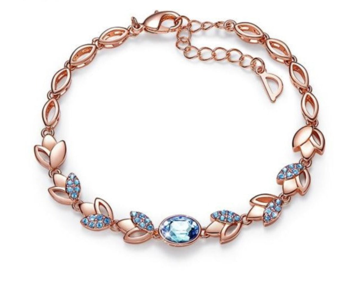 Gold Jewelry Embellished with Crystals Adjustable Bracelet - Samuels Jewelers